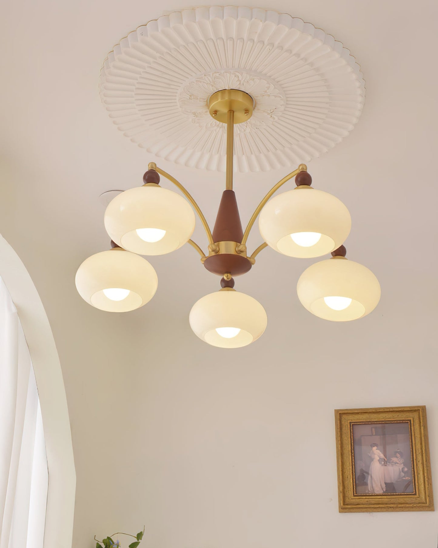 Tillary Wood Chandelier