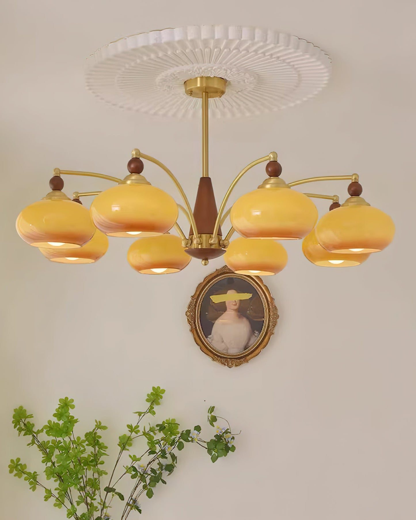 Tillary Wood Chandelier