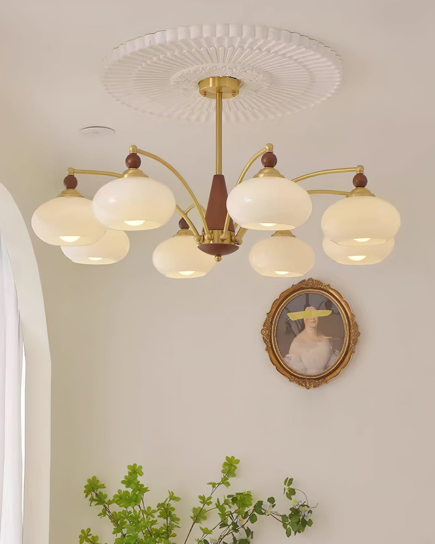 Tillary Wood Chandelier
