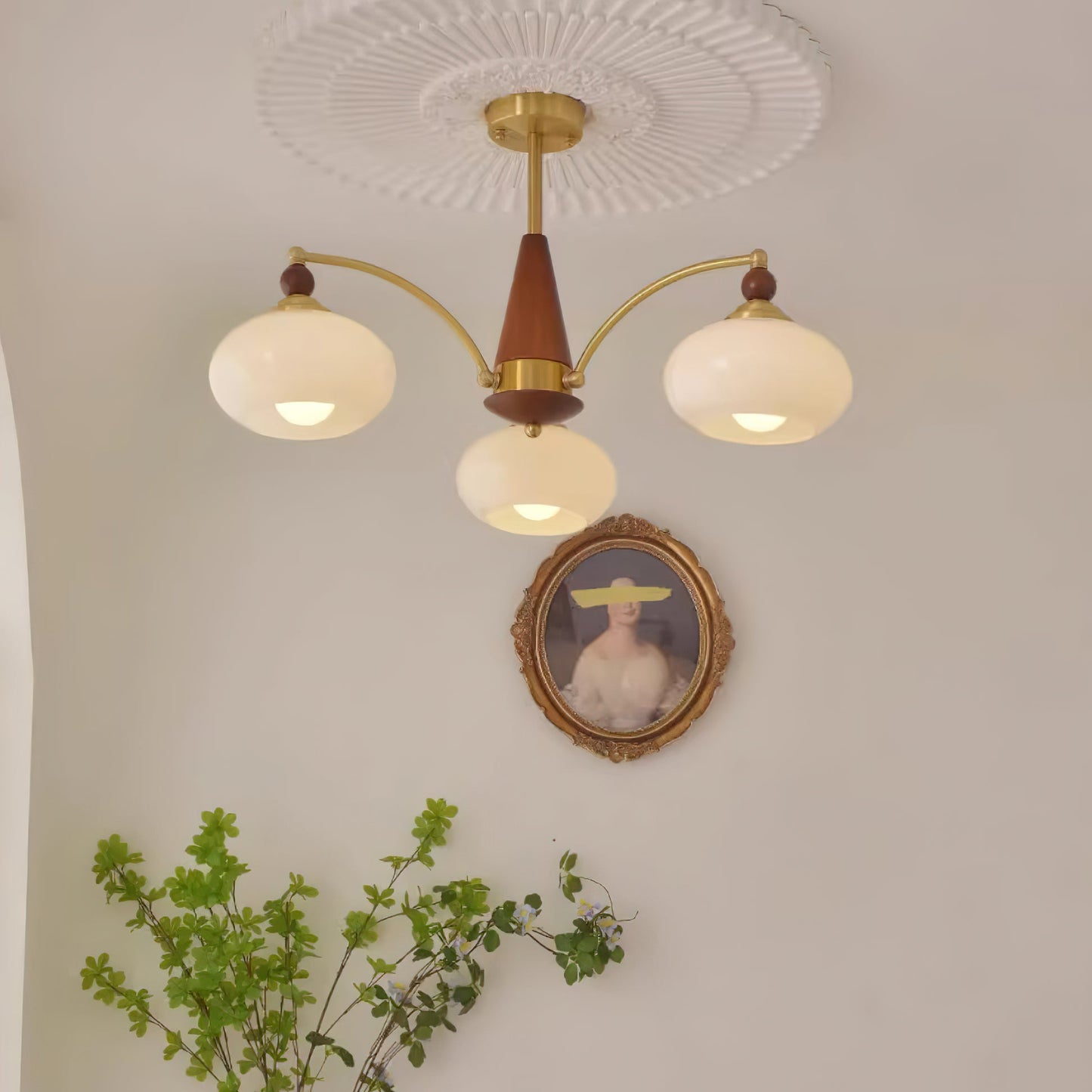 Tillary Wood Chandelier