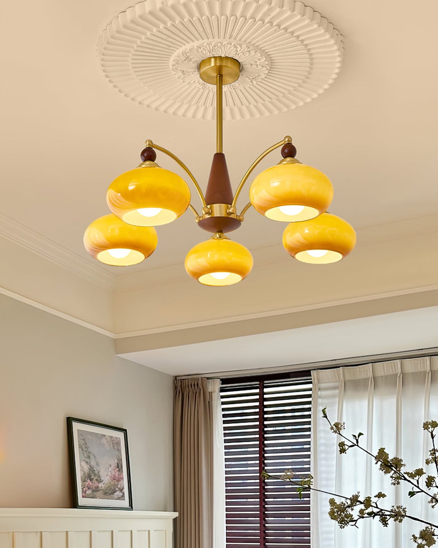 Tillary Wood Chandelier