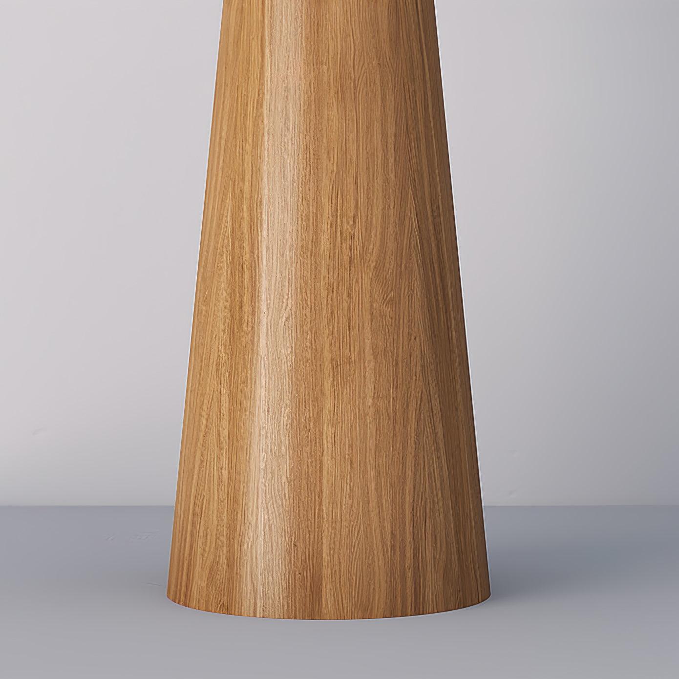 Tilt Hat Wooden Table Lamp