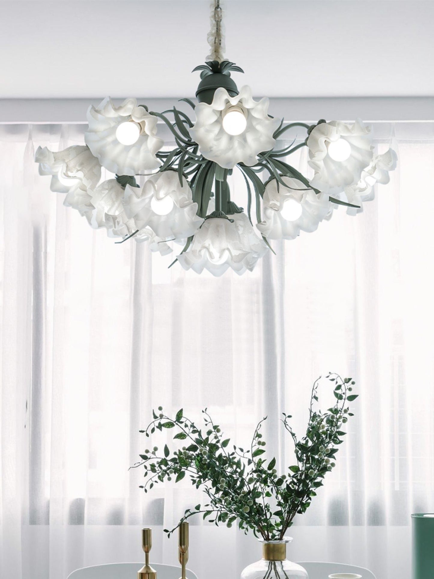 Tole Chandelier