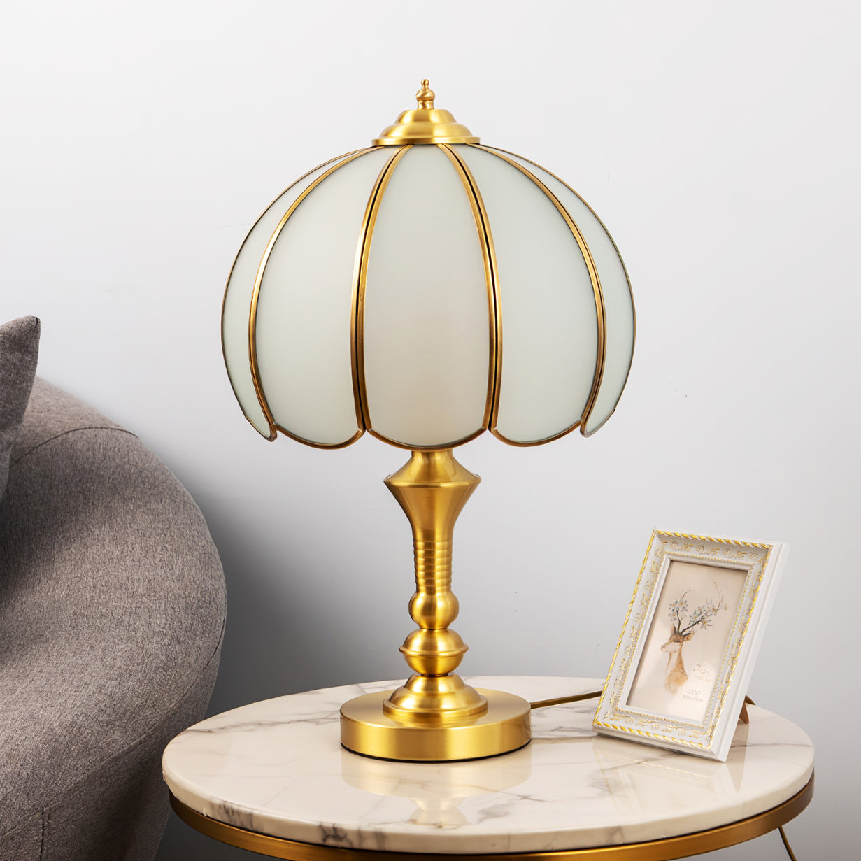 Tomyeus Brass Table Lamp