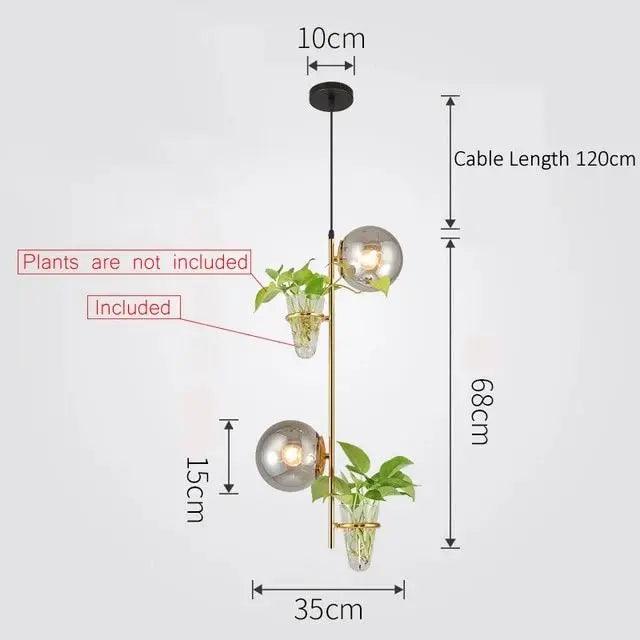 Tora - Pendant Planter Light