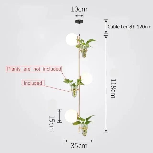 Tora - Pendant Planter Light