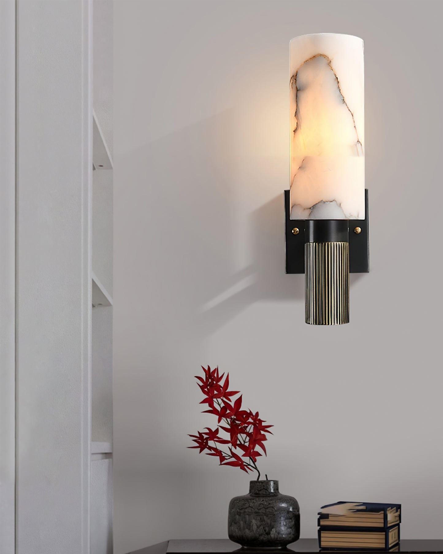 Torch Alabaster Wall Lamp