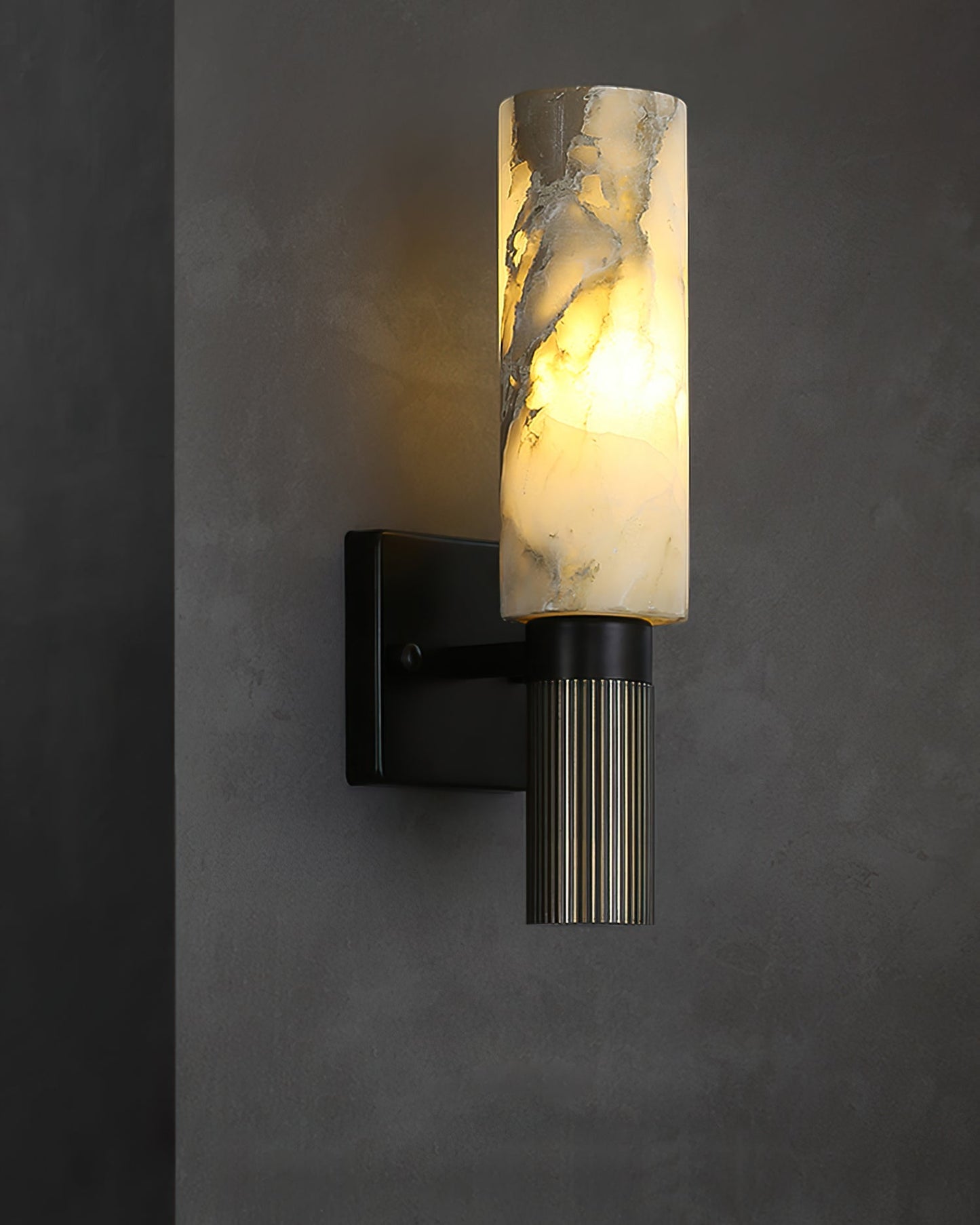 Torch Alabaster Wall Lamp