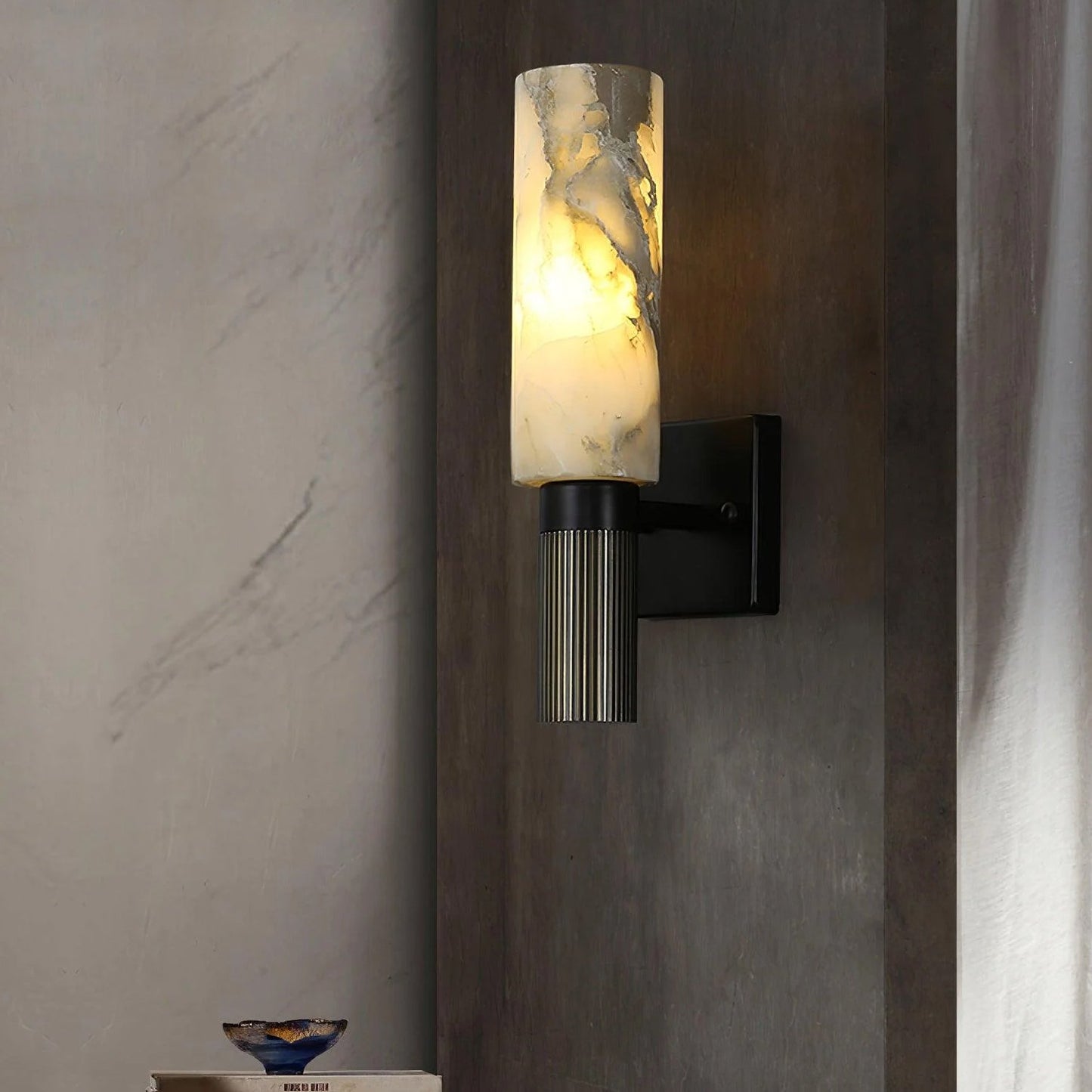 Torch Alabaster Wall Lamp