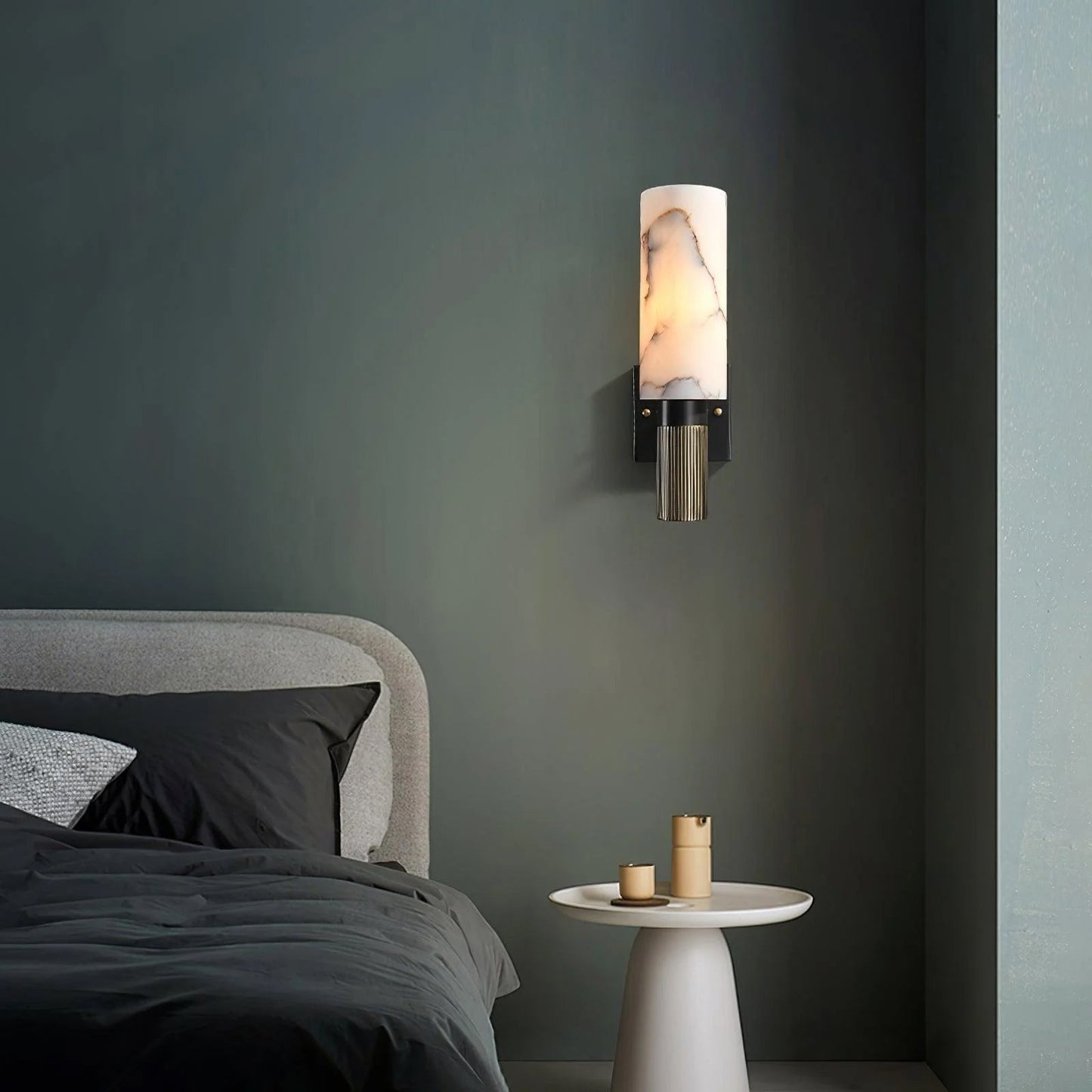 Torch Alabaster Wall Lamp