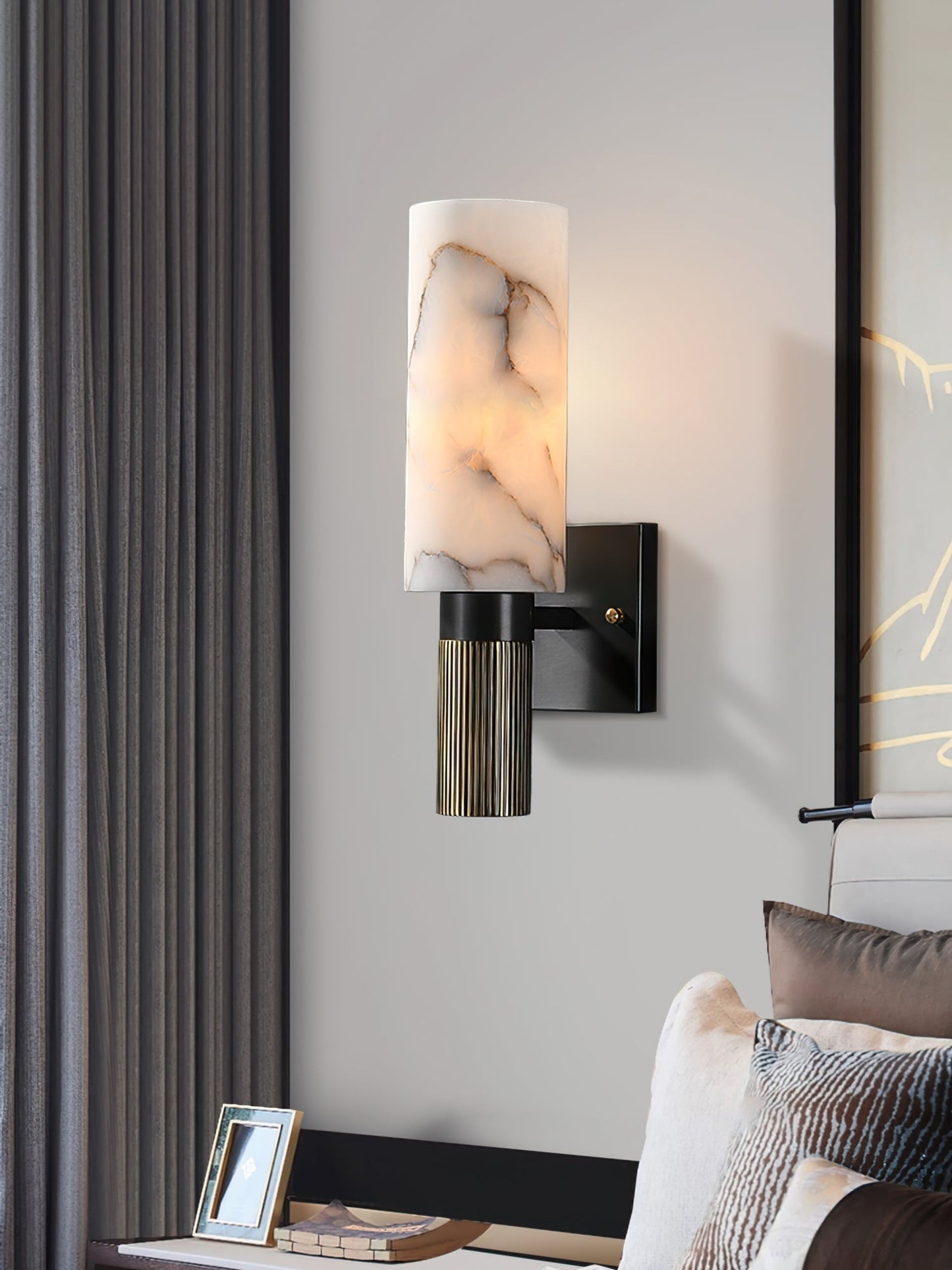 Torch Alabaster Wall Lamp