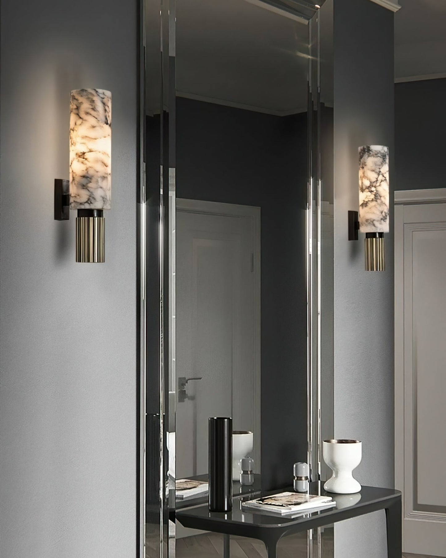 Torch Alabaster Wall Lamp