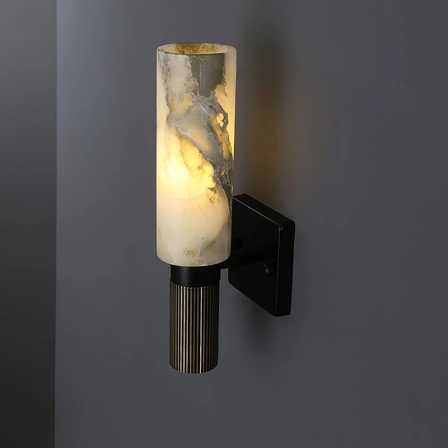 Torch Alabaster Wall Lamp