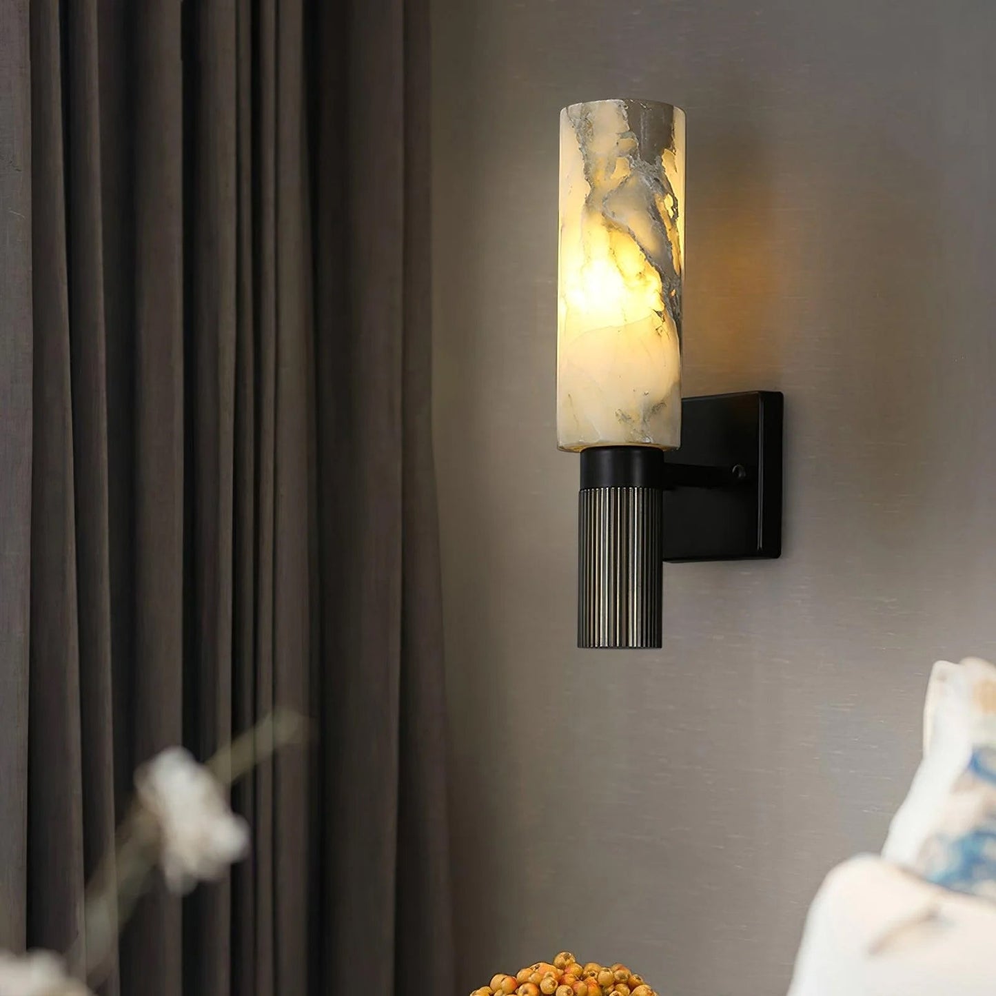 Torch Alabaster Wall Lamp