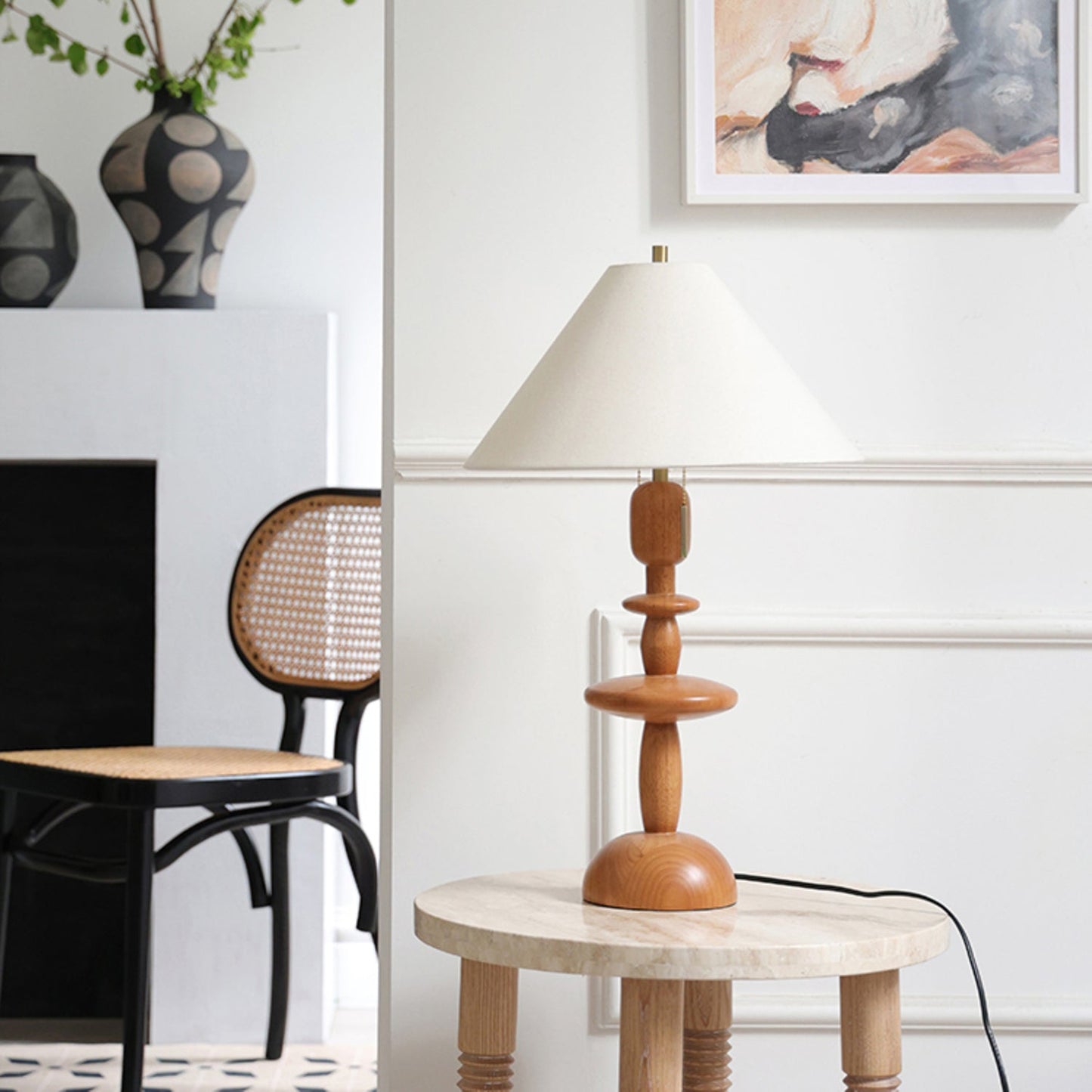 Tournage Wood Table Lamp