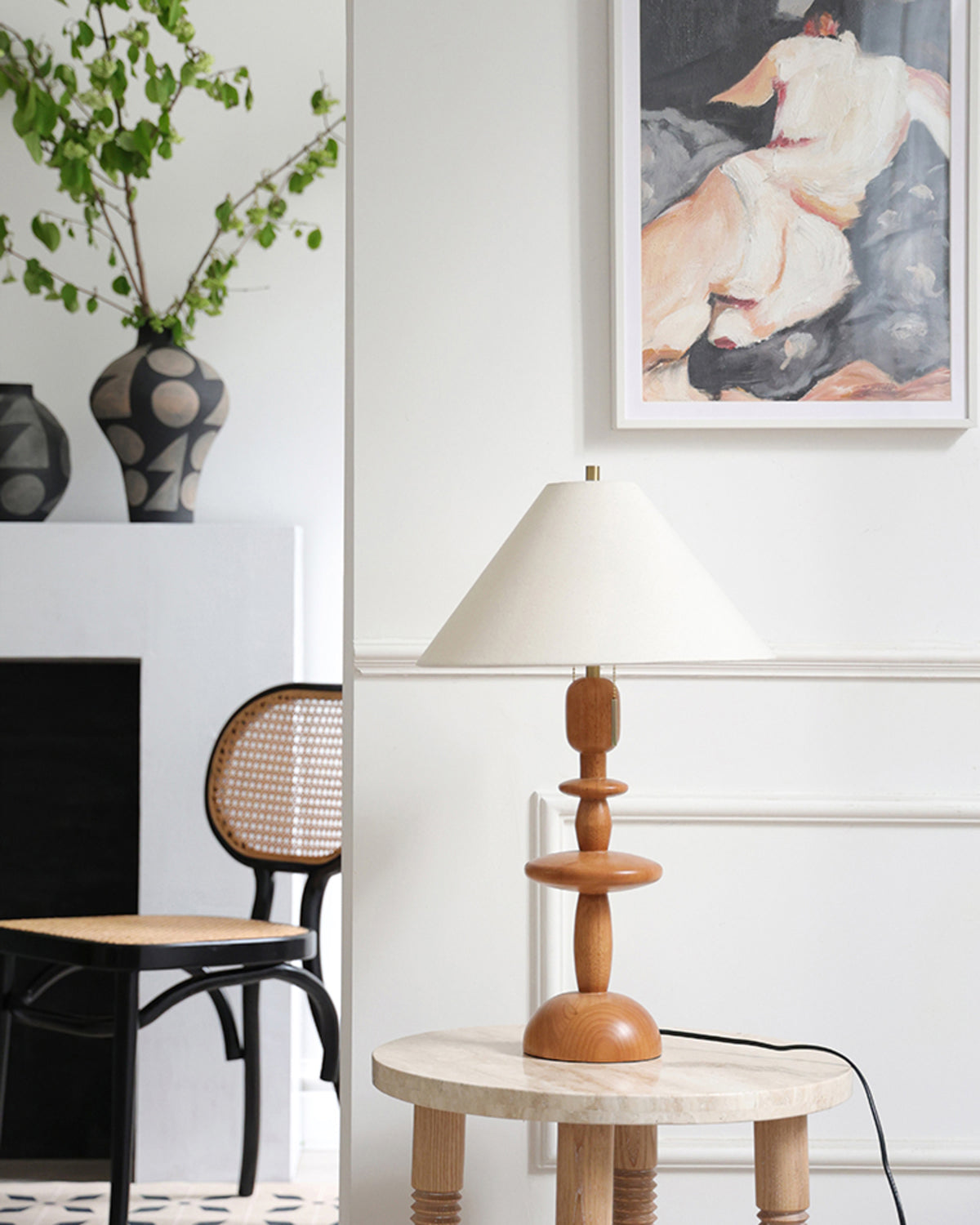 Tournage Wood Table Lamp