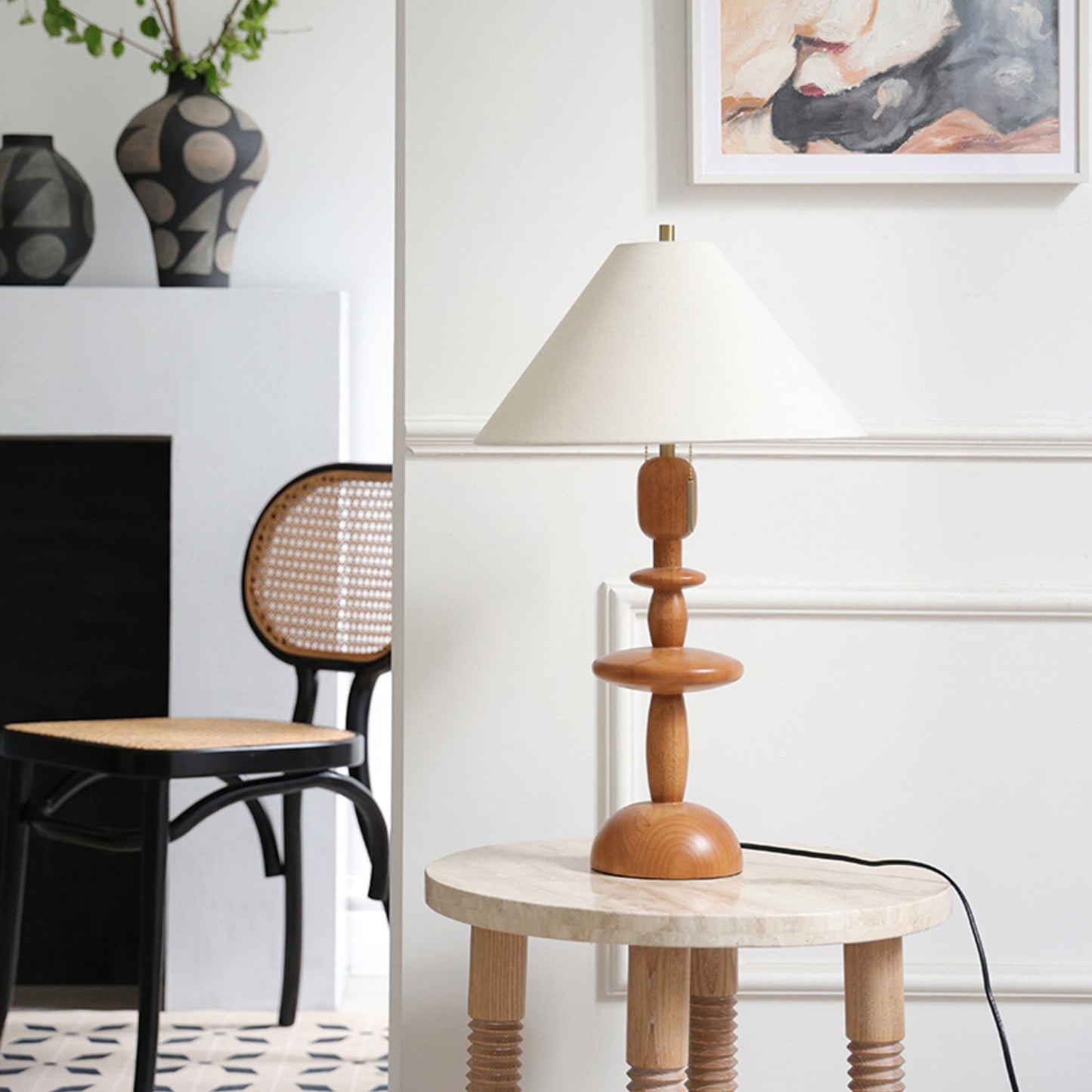 Tournage Wood Table Lamp