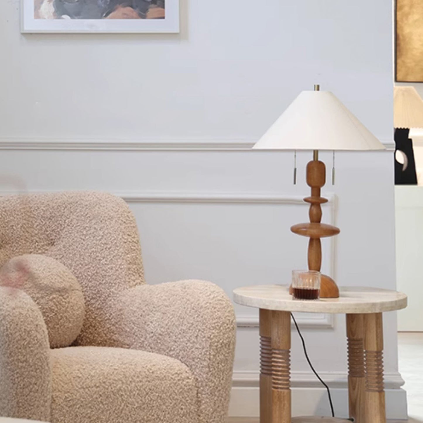 Tournage Wood Table Lamp