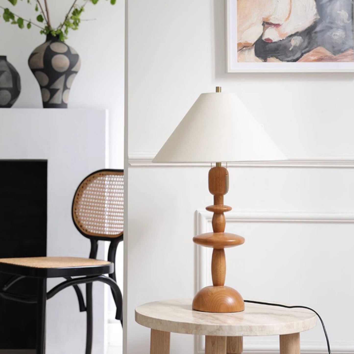 Tournage Wood Table Lamp