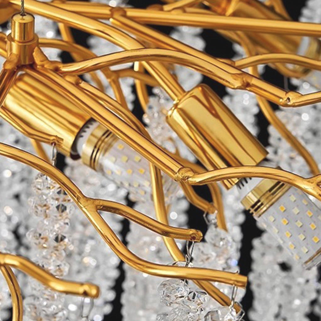Pendant Chandelier Crystal Branch Light