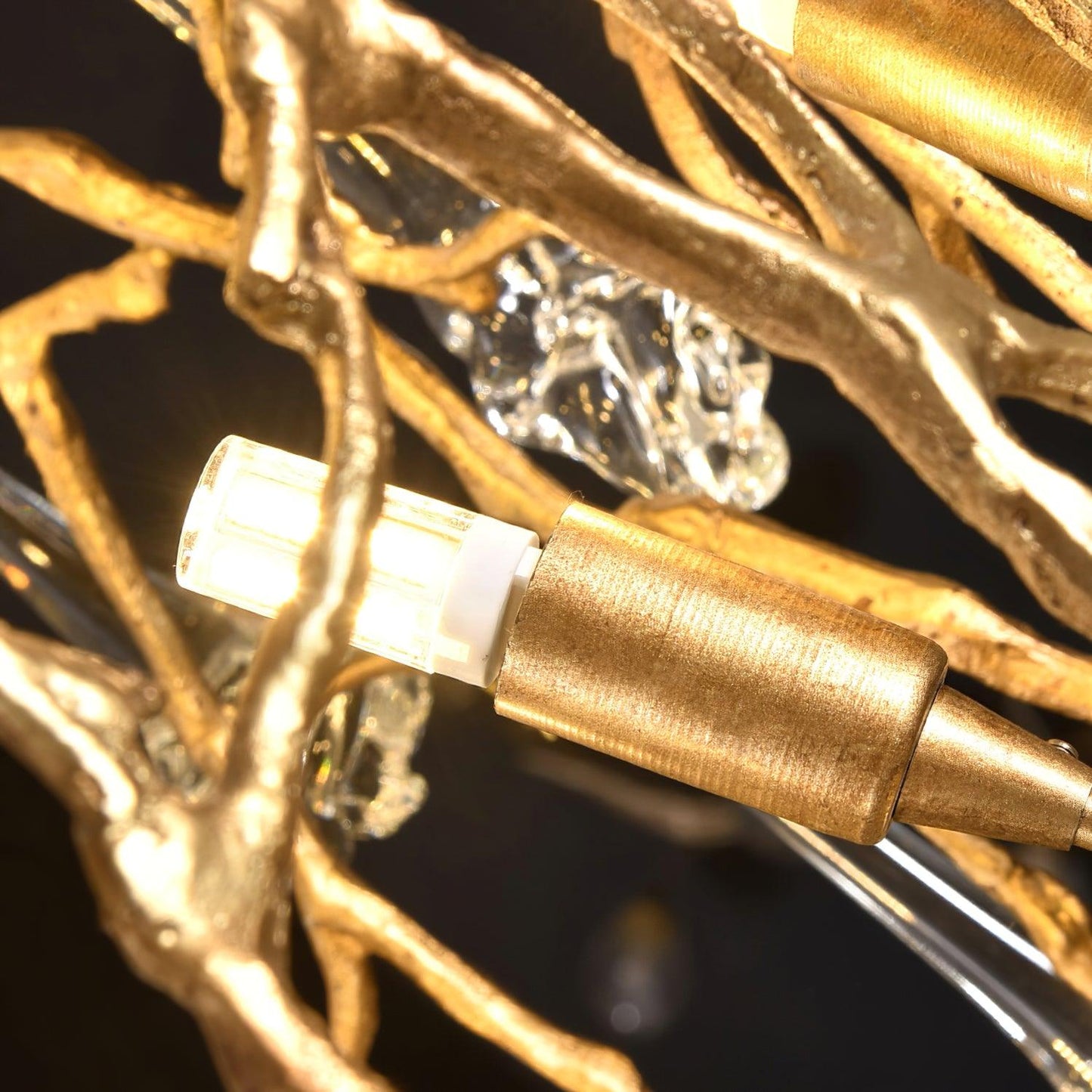 Tree Branch Staircase Chandelier