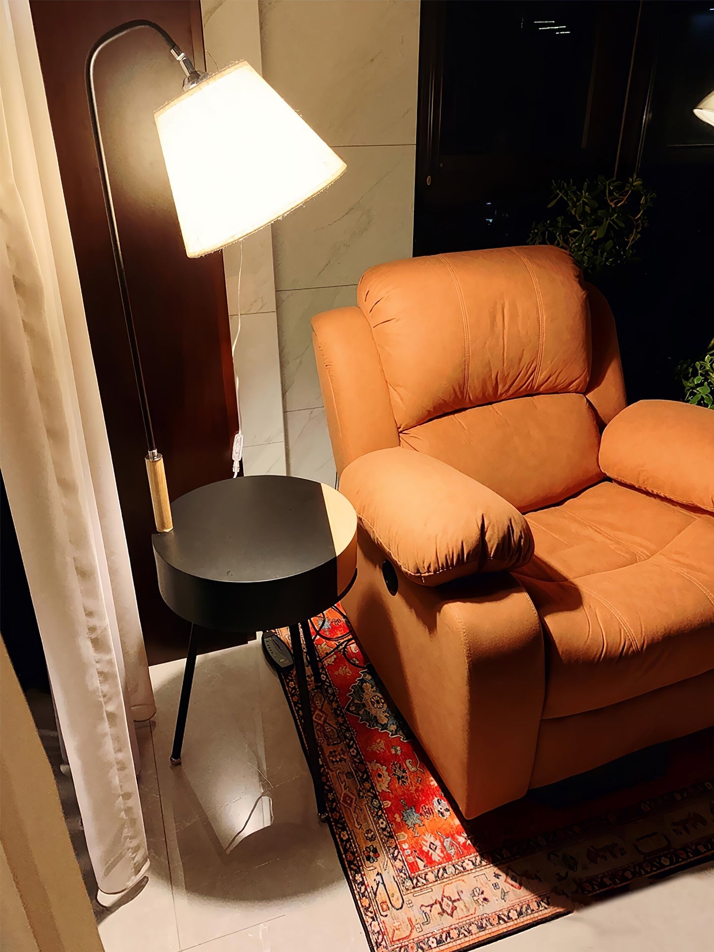 Tripod Fabric Floor Lamp