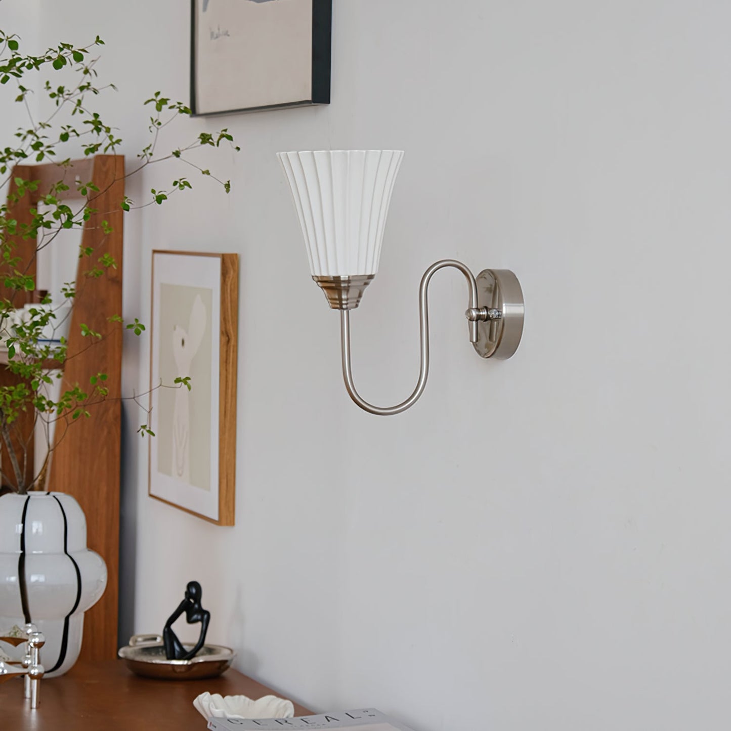 Trumpet Ceramic Wall Light