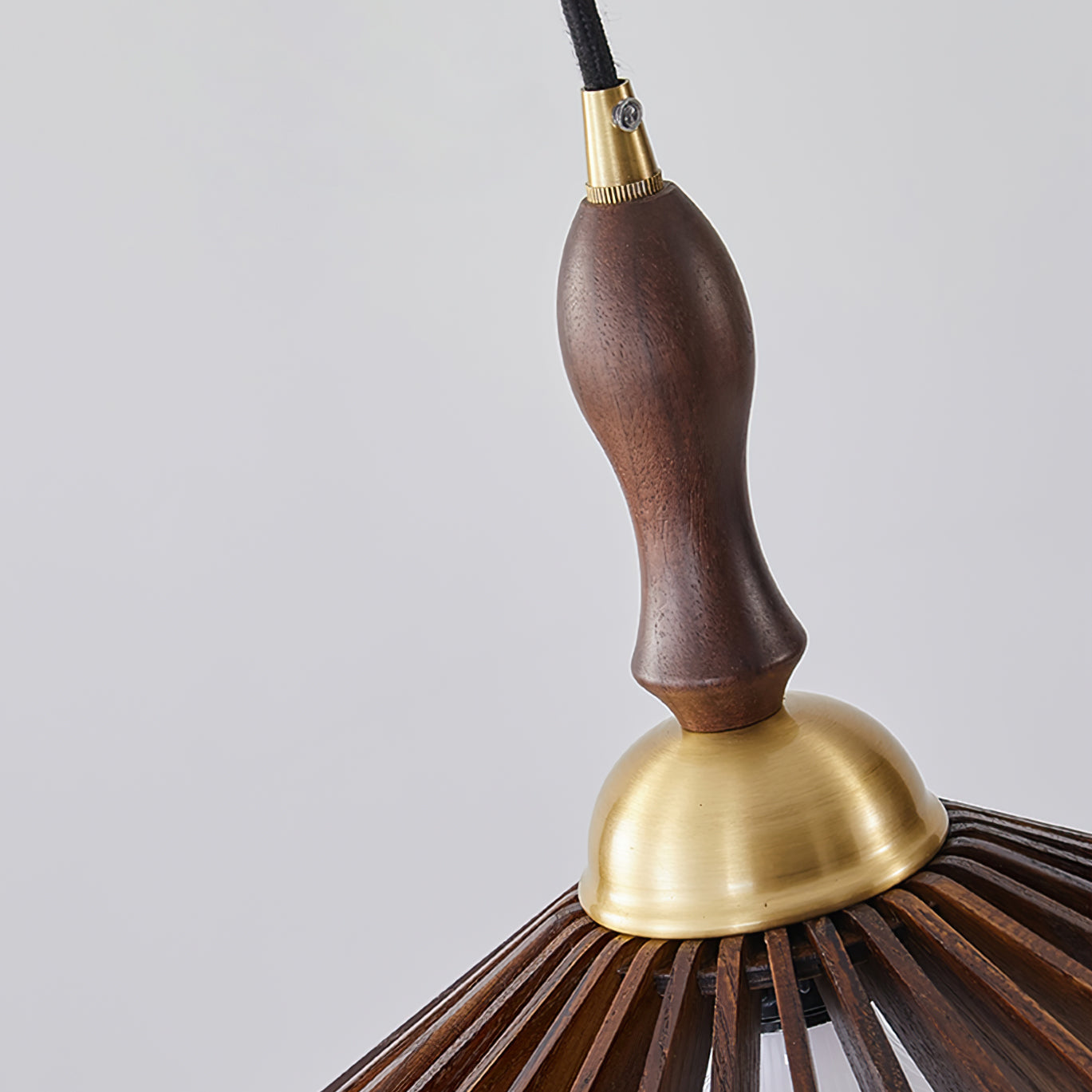 Umbrella Wood Pendant Lamp