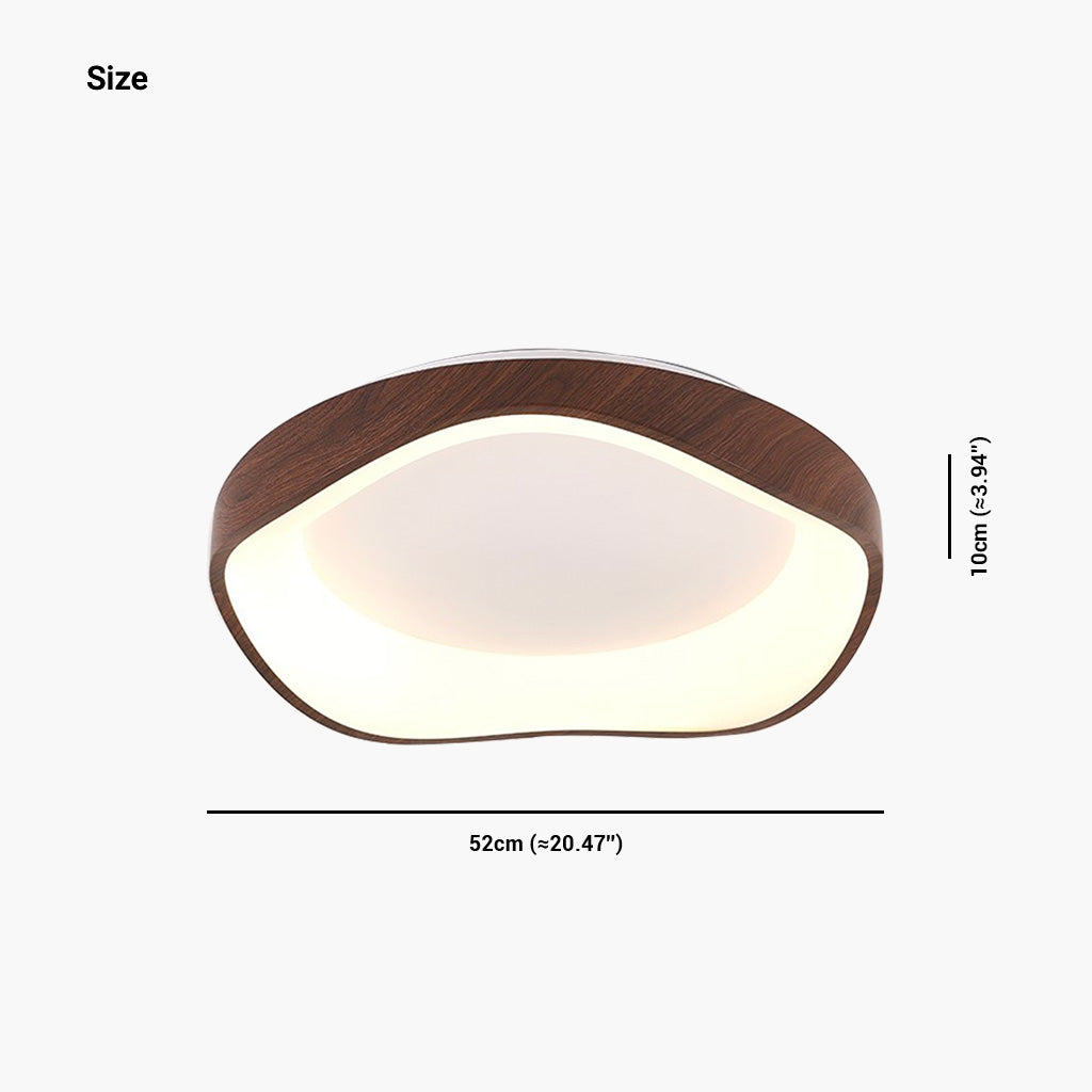 Ceiling Light Flush Mount Modern Unique Wabi-sabi Style