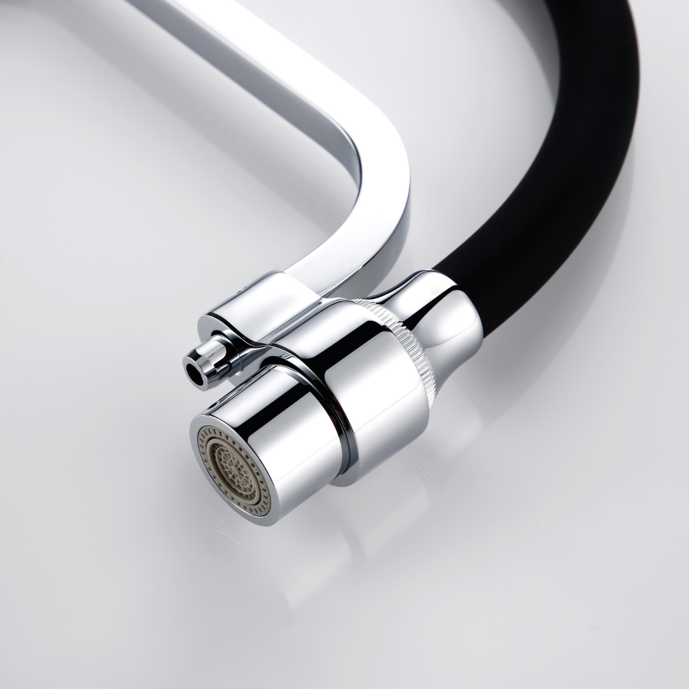 Skál - Black Chrome Kitchen Faucet