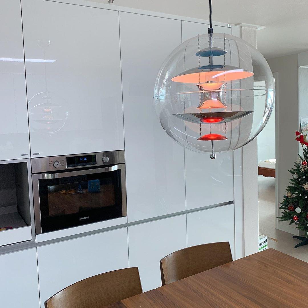 Round Sphere Pendant Light