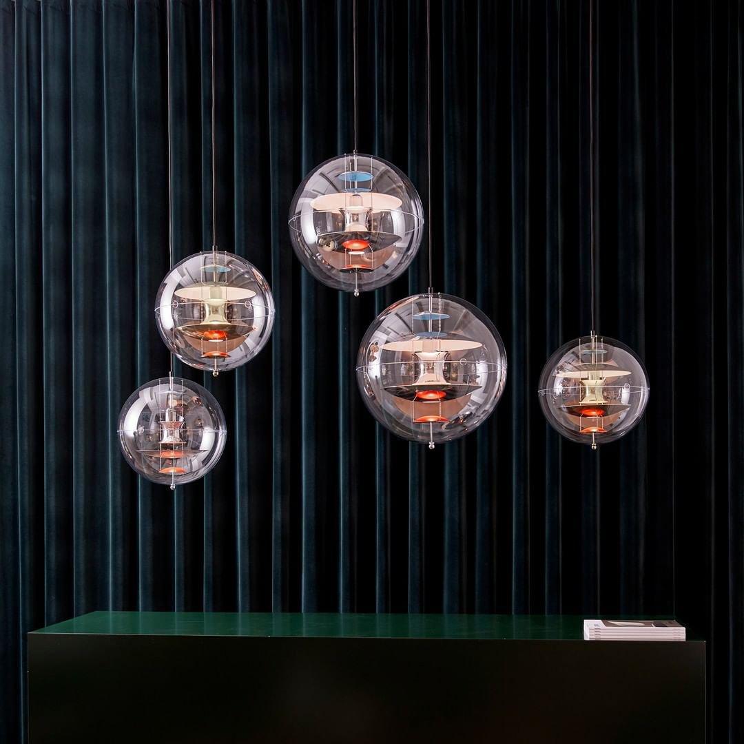 Round Sphere Pendant Light