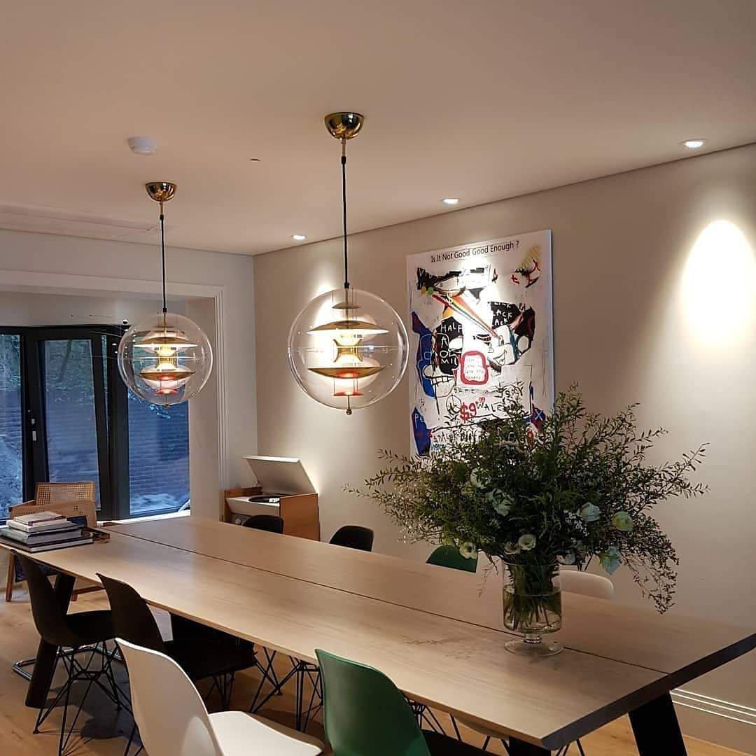 Round Sphere Pendant Light