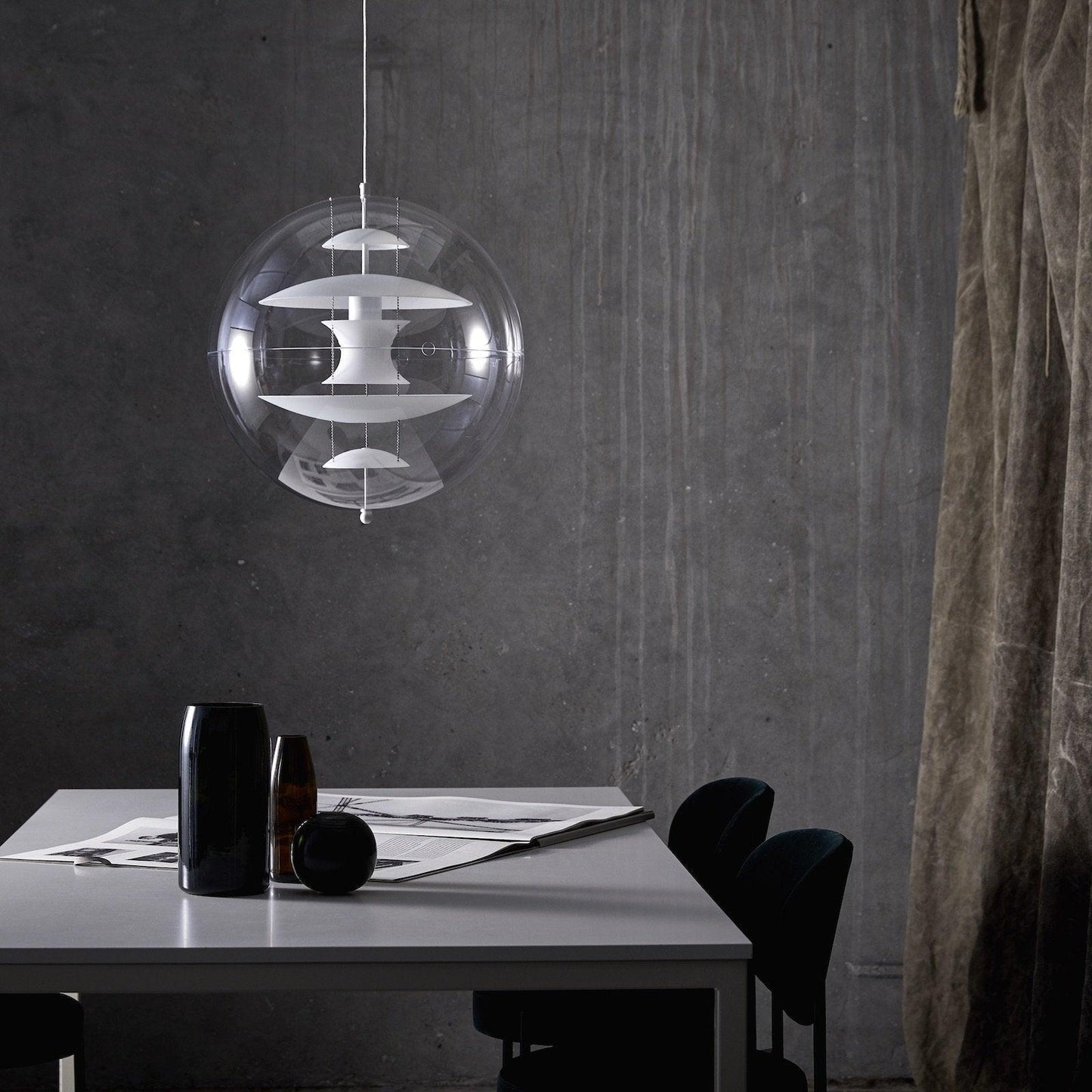 Round Sphere Pendant Light
