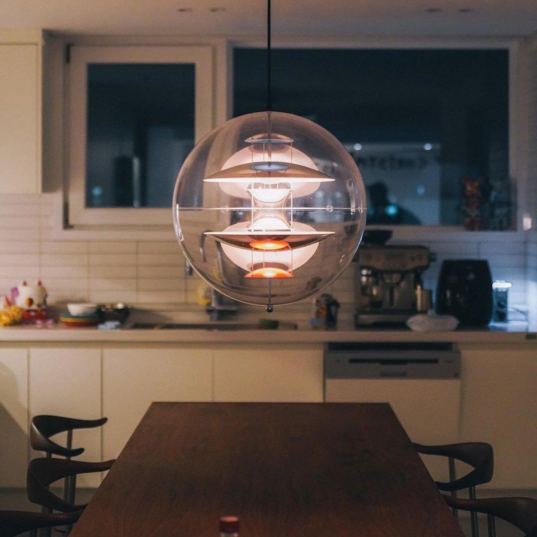 Round Sphere Pendant Light
