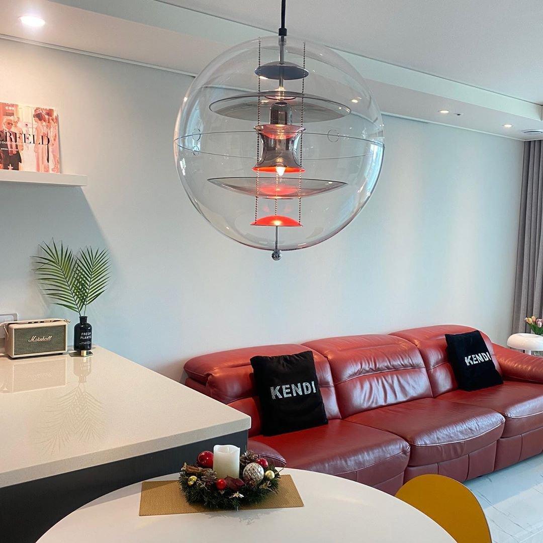 Round Sphere Pendant Light