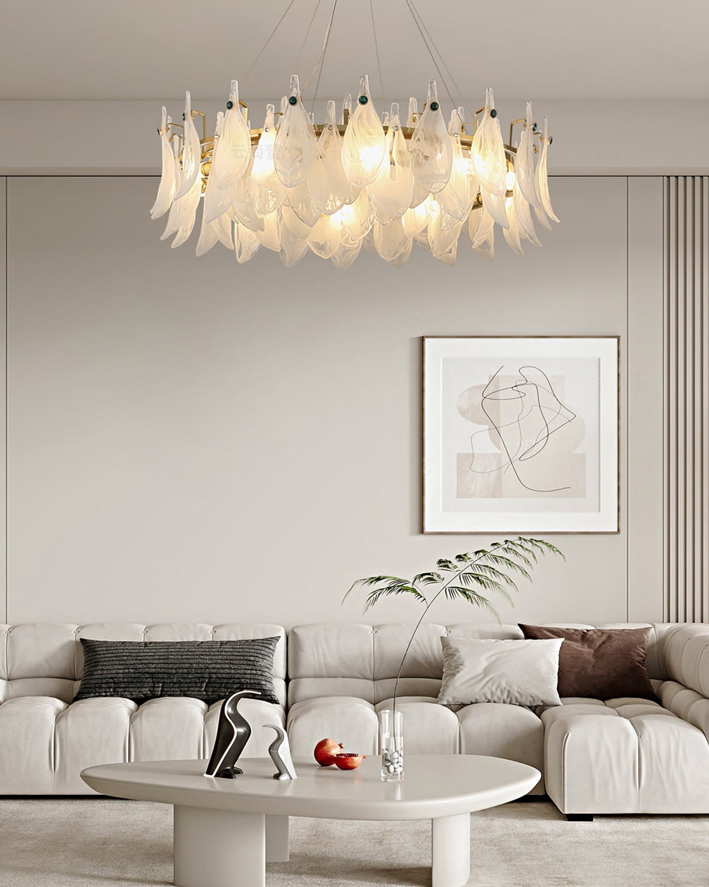 Valentino Cloud Glass Chandelier