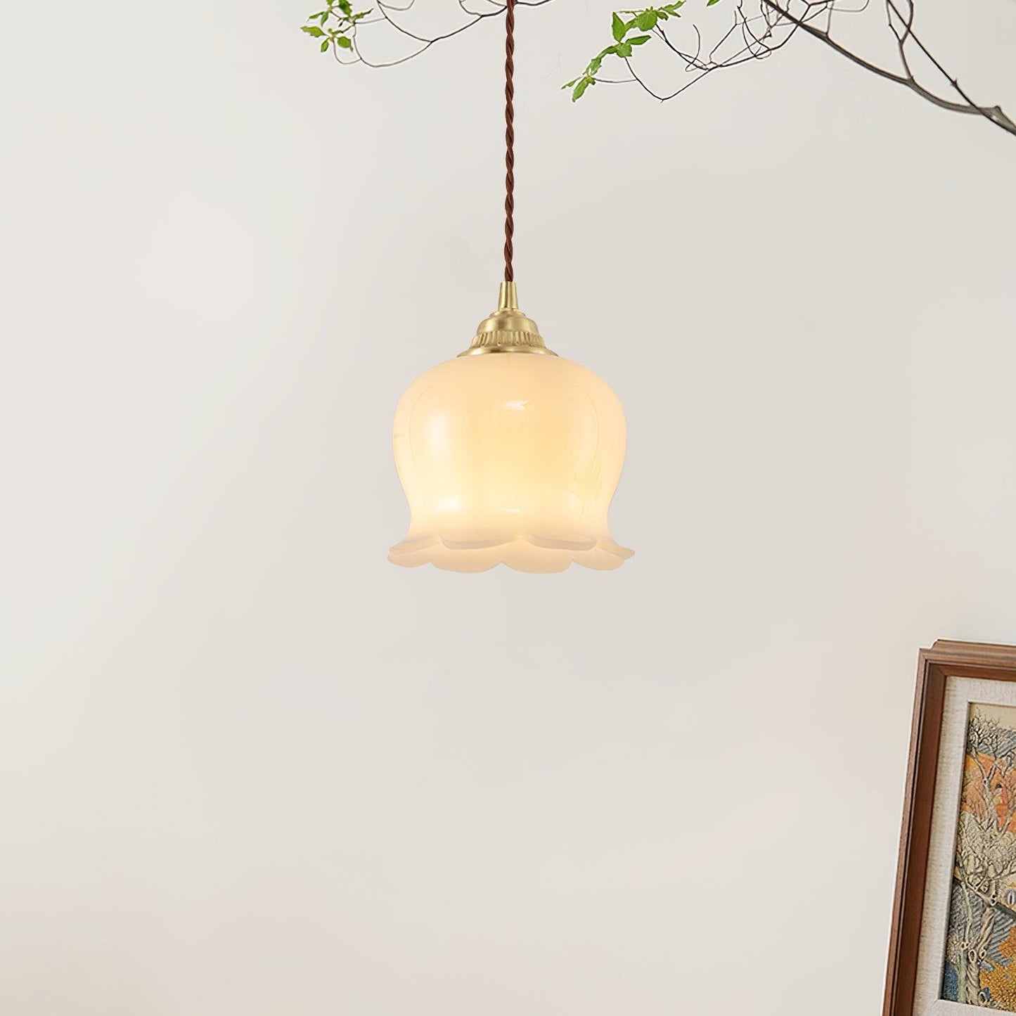 Valley flower Pendant Swag Lamp