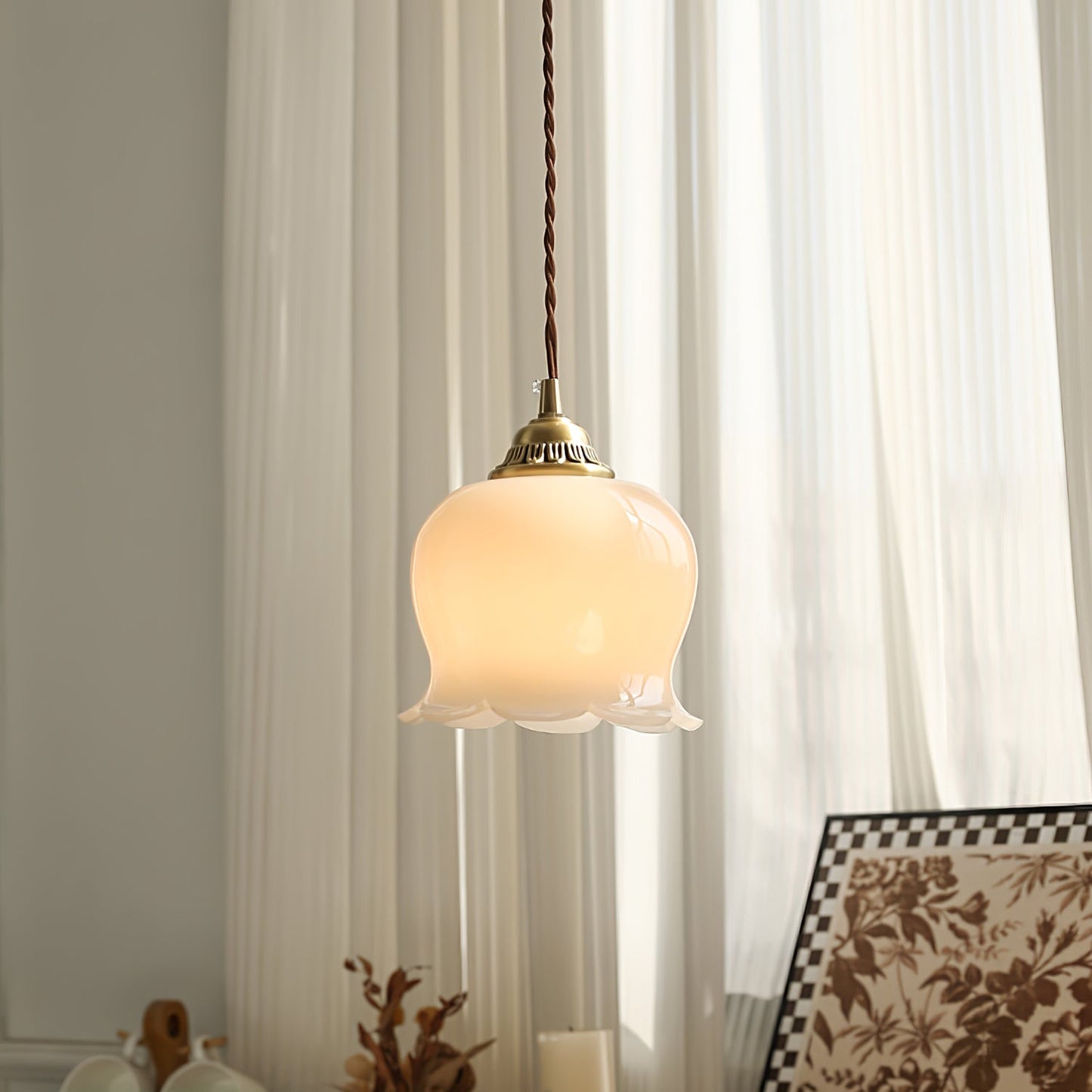 Valley flower Pendant Swag Lamp