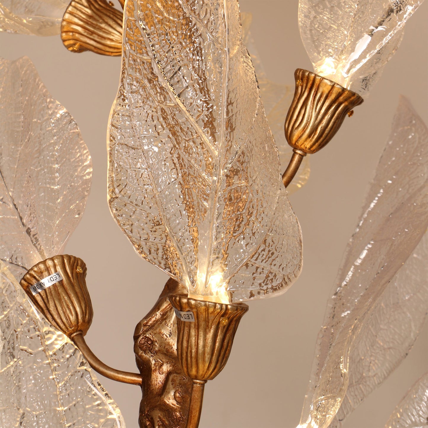 Venini Leaf Chandelier