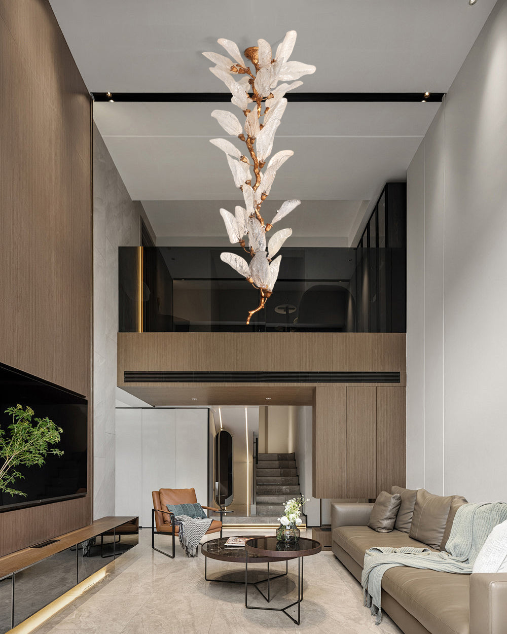 Venini Leaf Chandelier