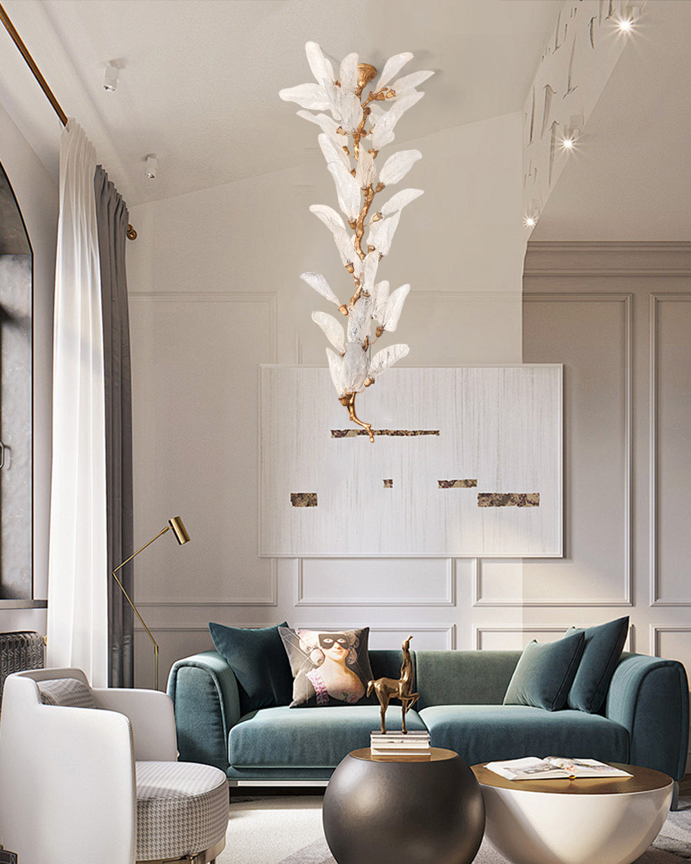 Venini Leaf Chandelier