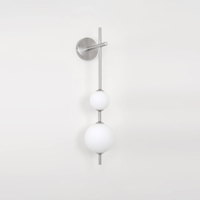 Vertical Globe Wall Lamp