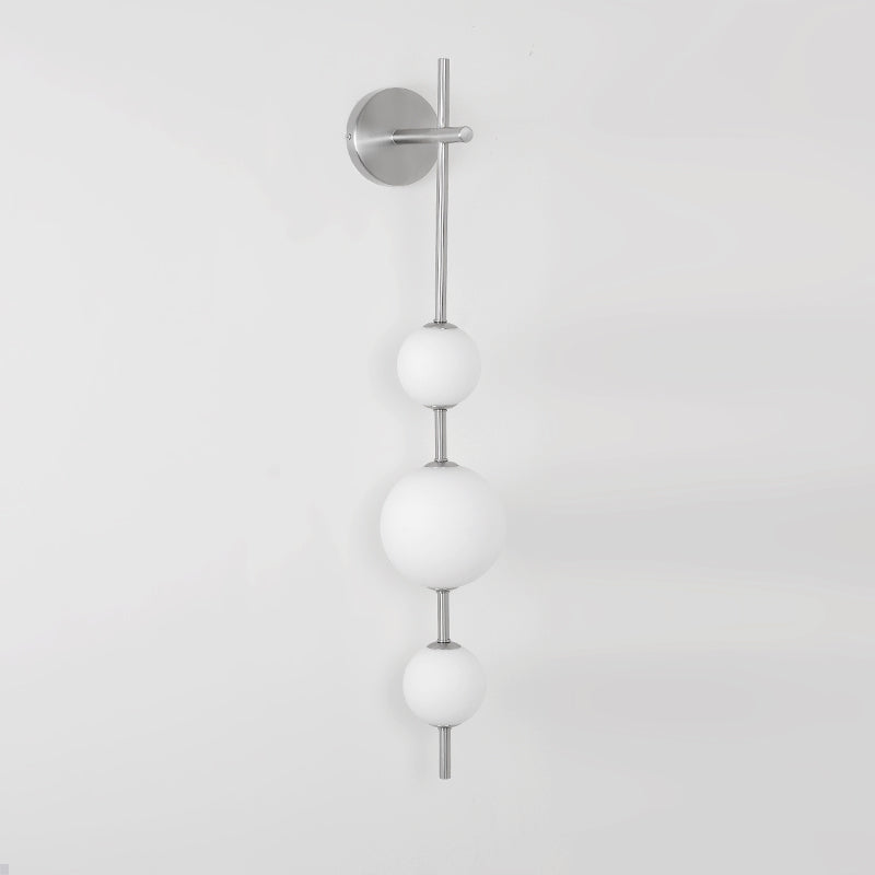 Vertical Globe Wall Lamp