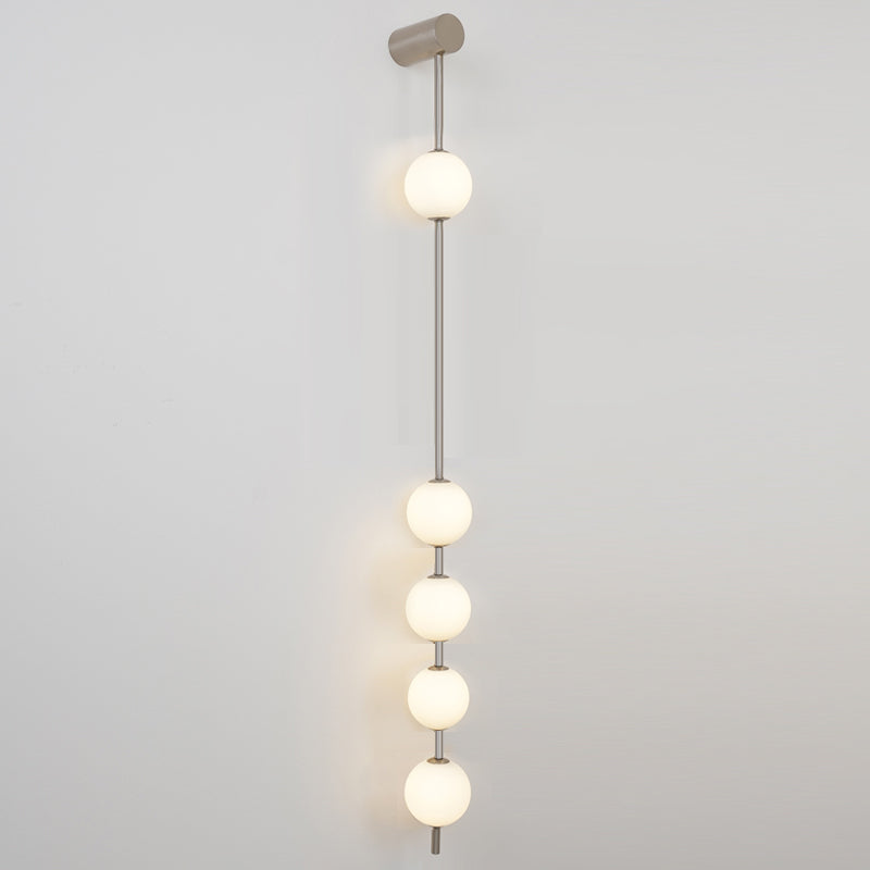 Vertical Globe Wall Lamp