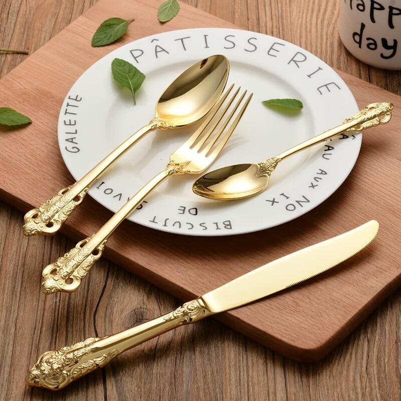 Western Elegant Stainless Steel Flatware