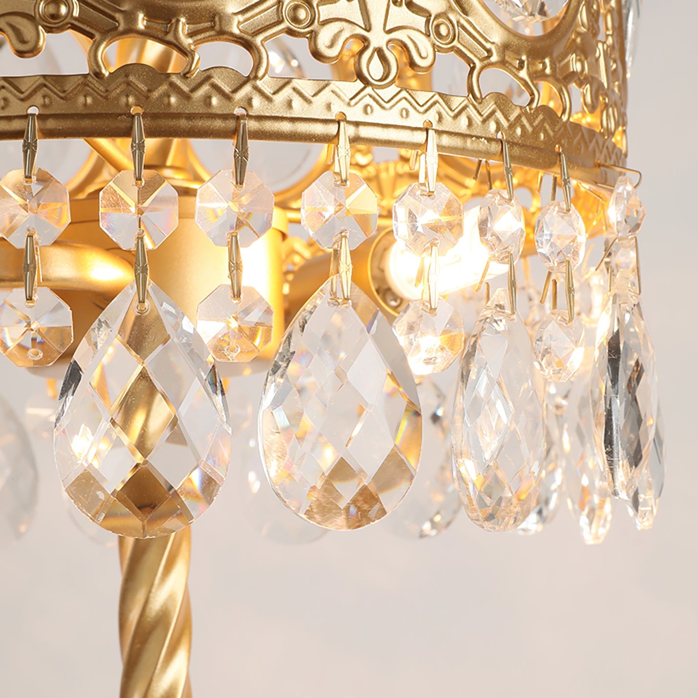 Vintage Crystal Table Lamp