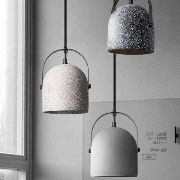 Visby Concrete Pendant Light Fixture