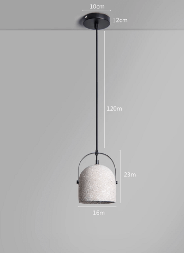 Visby Concrete Pendant Light Fixture