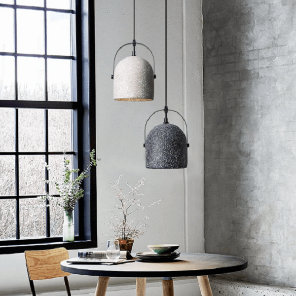 Visby Concrete Pendant Light Fixture